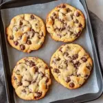 Sweet Chocolate Chip and Toffee Shortbread Cookies