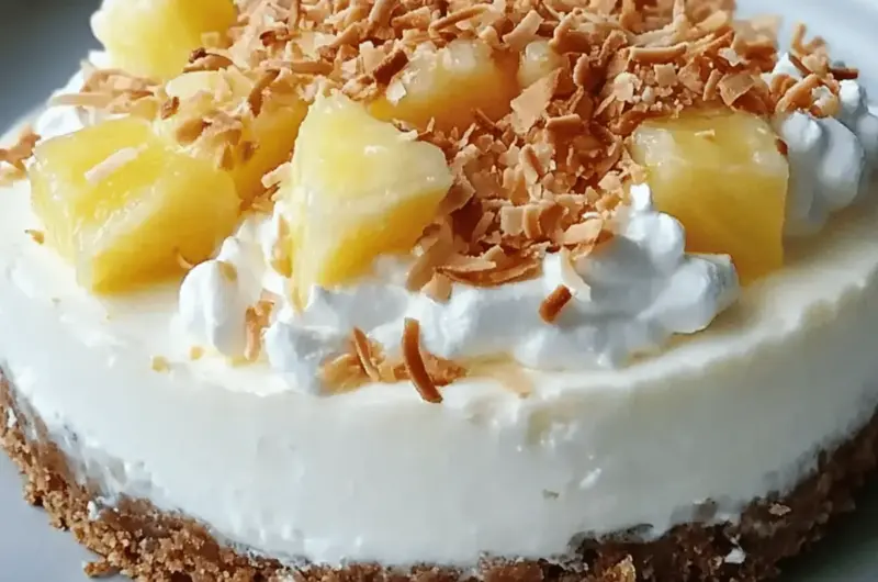Coconut Pineapple Cheesecake