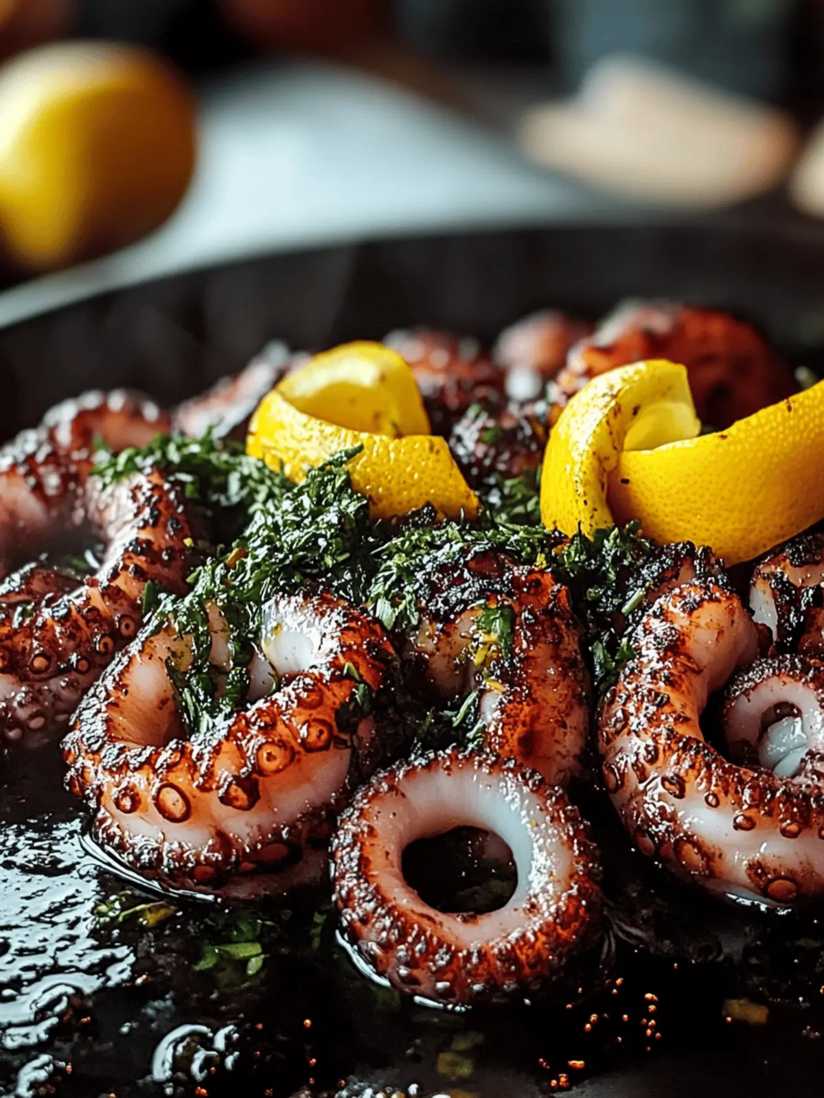 Gourmet Grilled Octopus