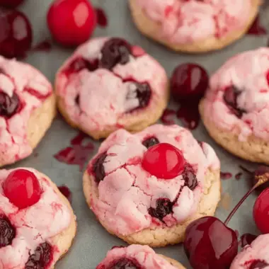 Maraschino Cherry Cookies