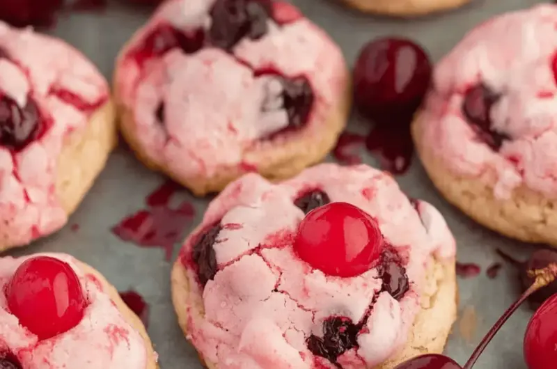 Maraschino Cherry Cookies