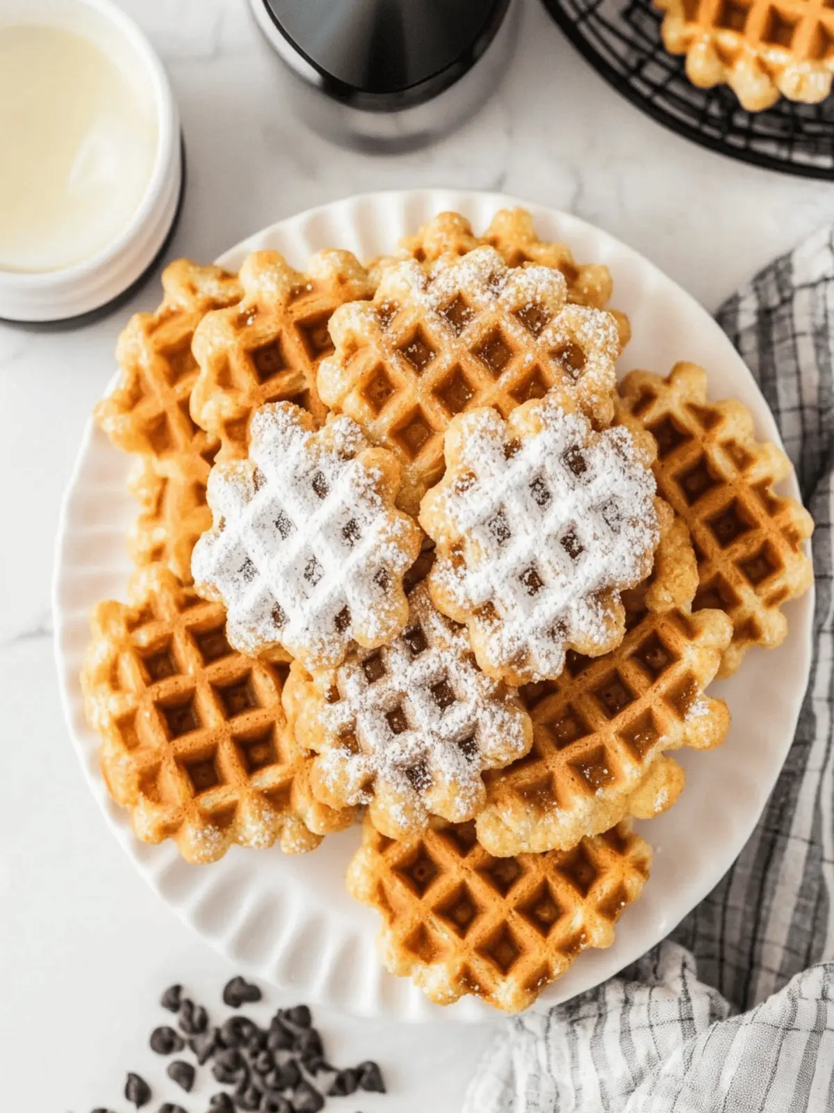 Vanilla Waffle Cookies