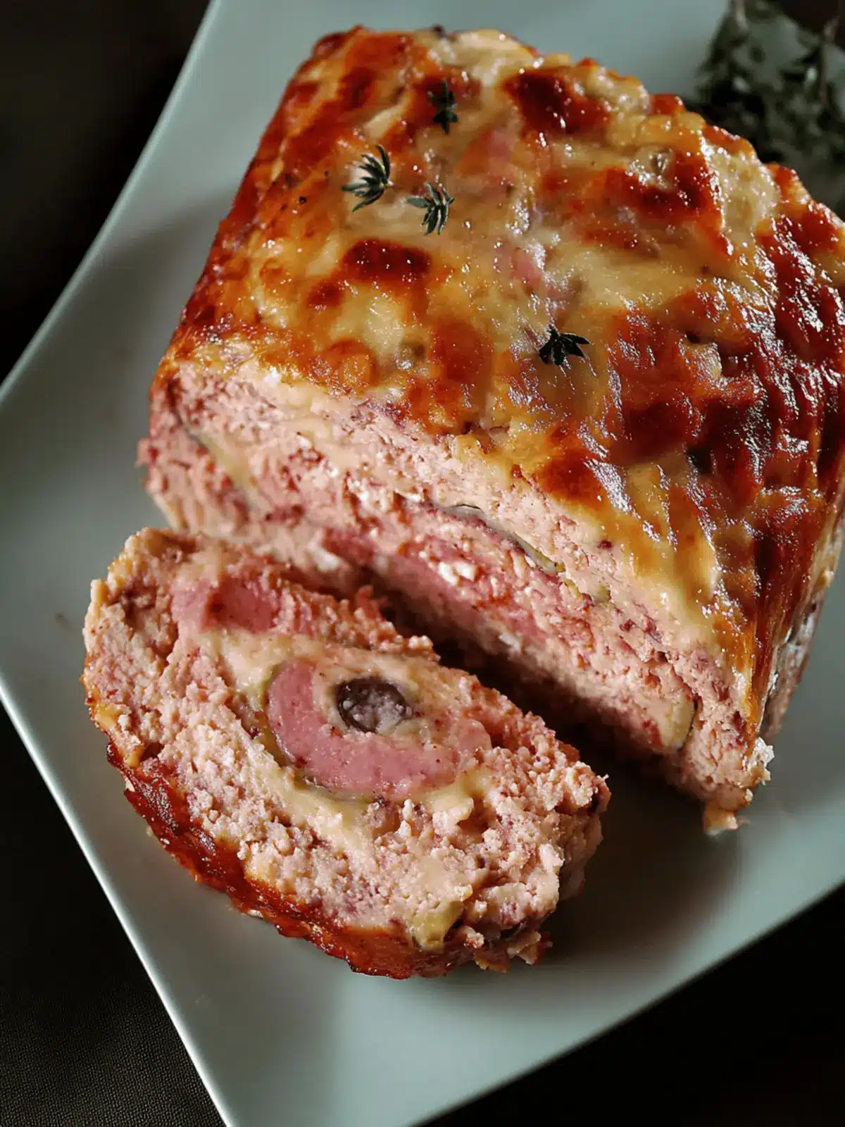 Satisfy Your Cravings with Chicken Cordon Bleu Meatloaf 2 Chicken Cordon Bleu Meatloaf