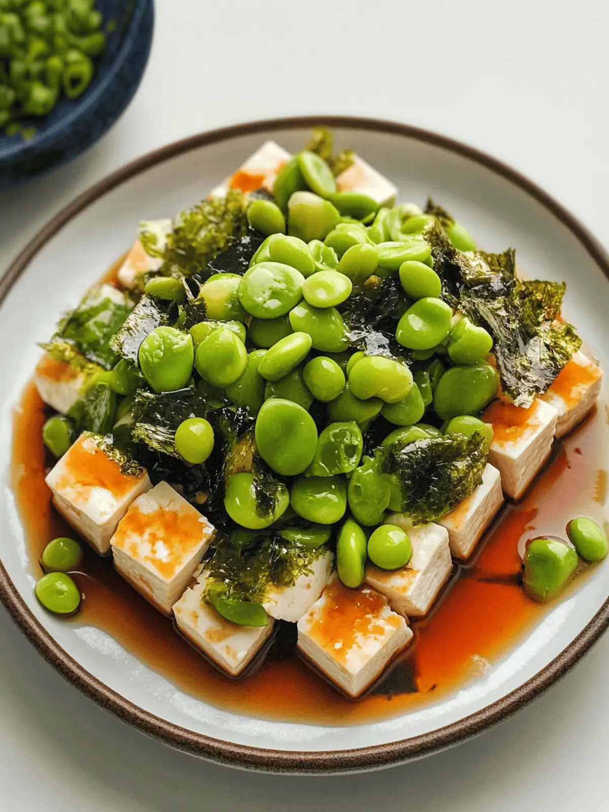 Japanese Cold Tofu Salad