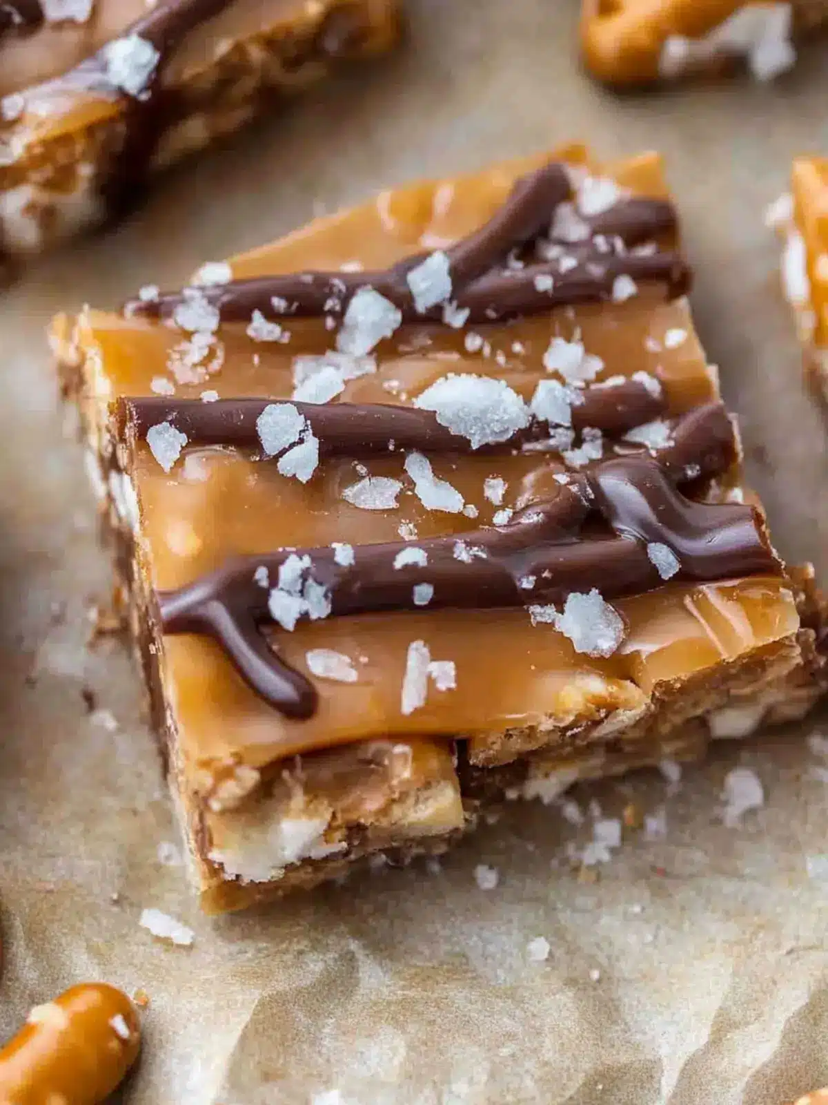 Salted Caramel Pretzel Bark