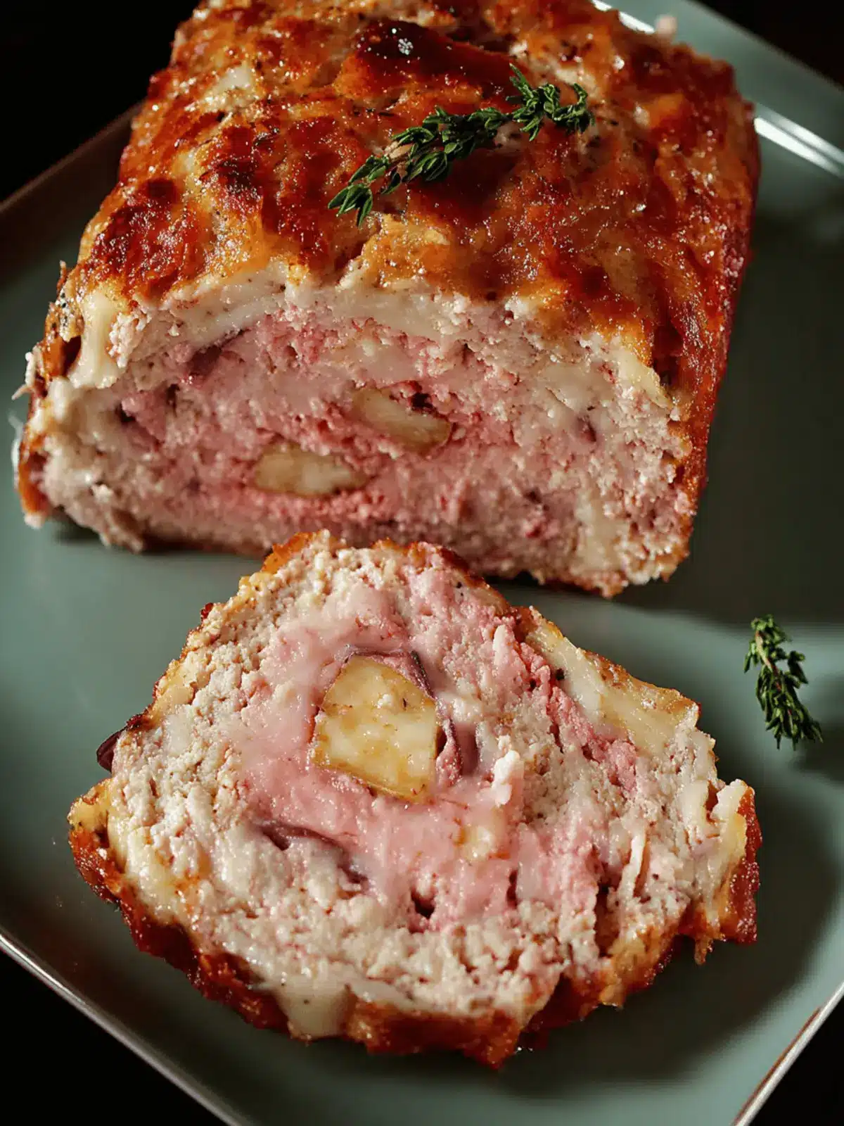 Satisfy Your Cravings with Chicken Cordon Bleu Meatloaf 3 Chicken Cordon Bleu Meatloaf