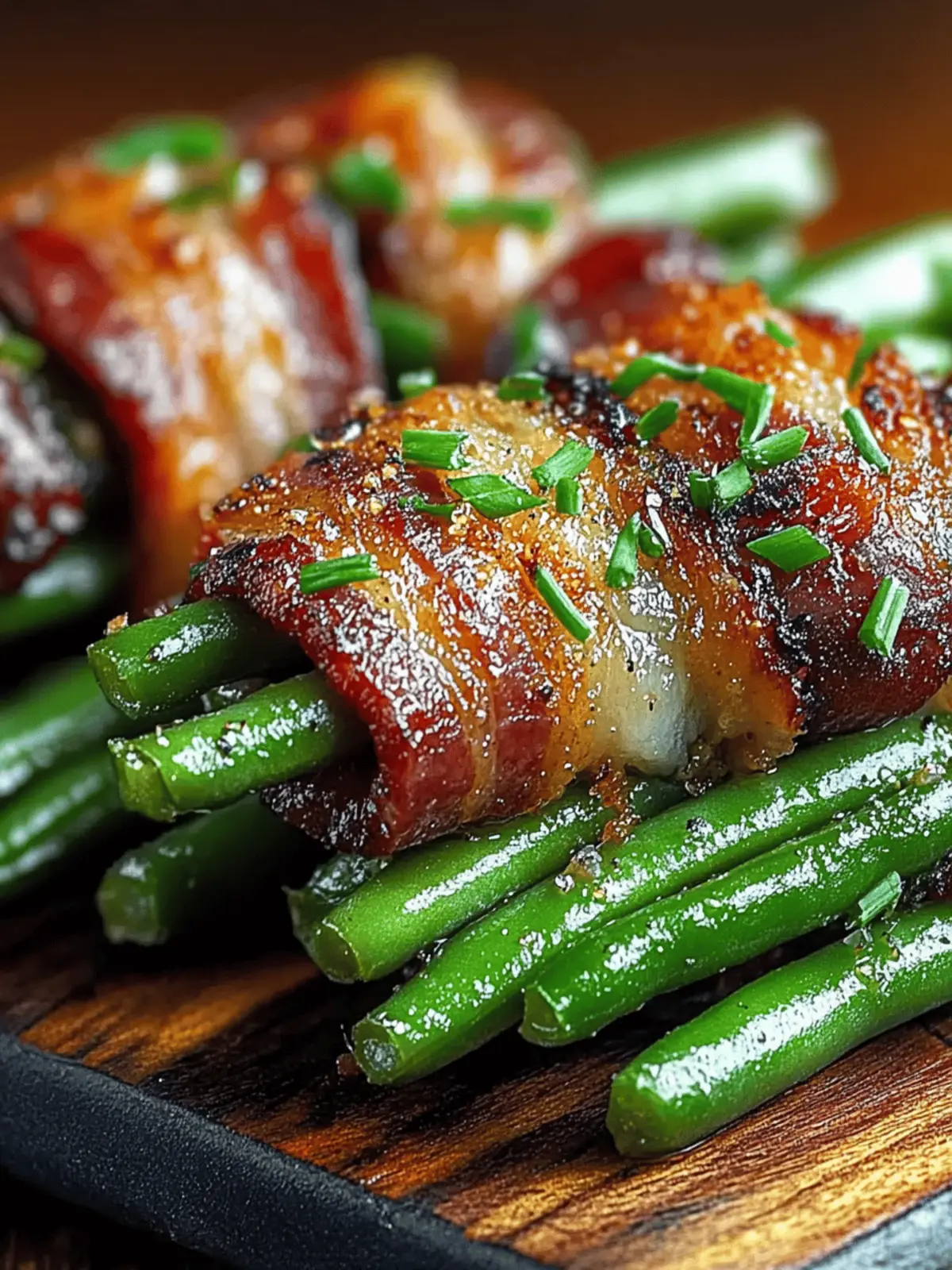 Savor Bacon-Wrapped Green Bean Bundles for Irresistible Flavor 4 Bacon-Wrapped Green Bean Bundles