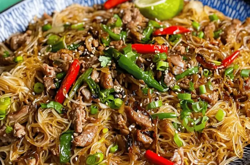 Stir Fried Vermicelli with Pork