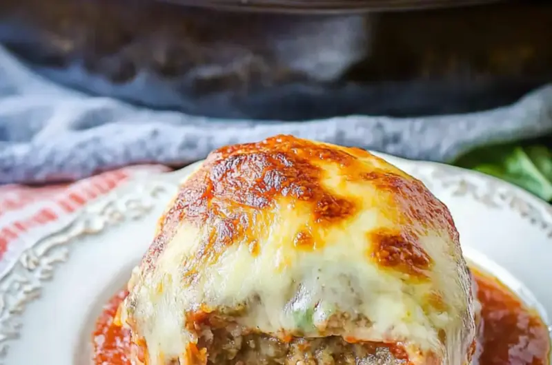 Low Carb Stuffed Pizza Burgers