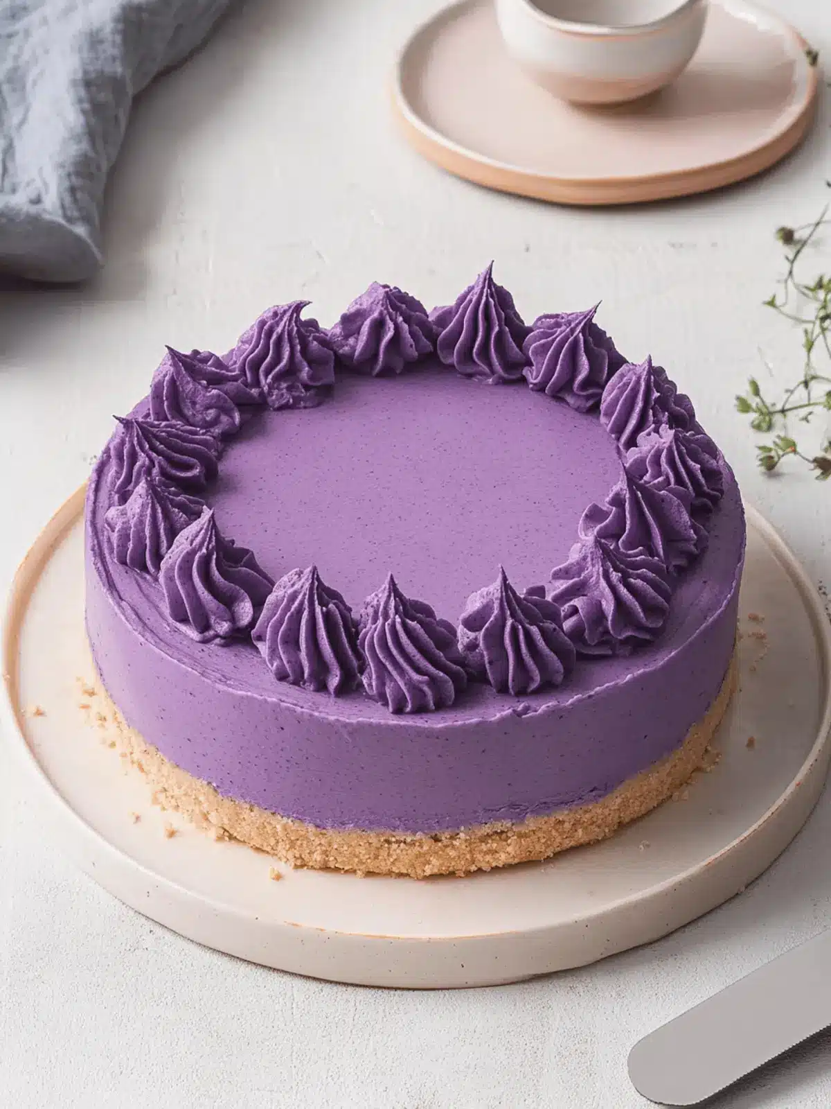 Ube Cheesecake