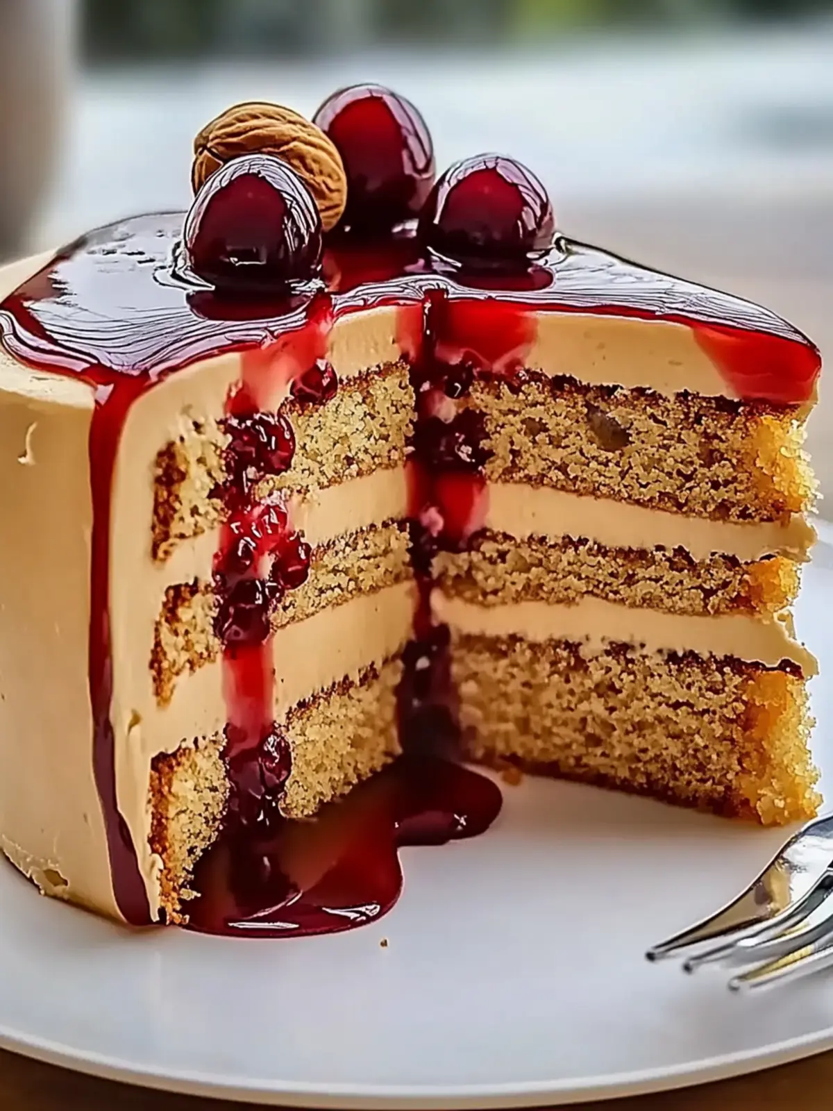Delicious Peanut Butter & Jelly Cake That Takes You Back 4 Peanut Butter & Jelly Cake