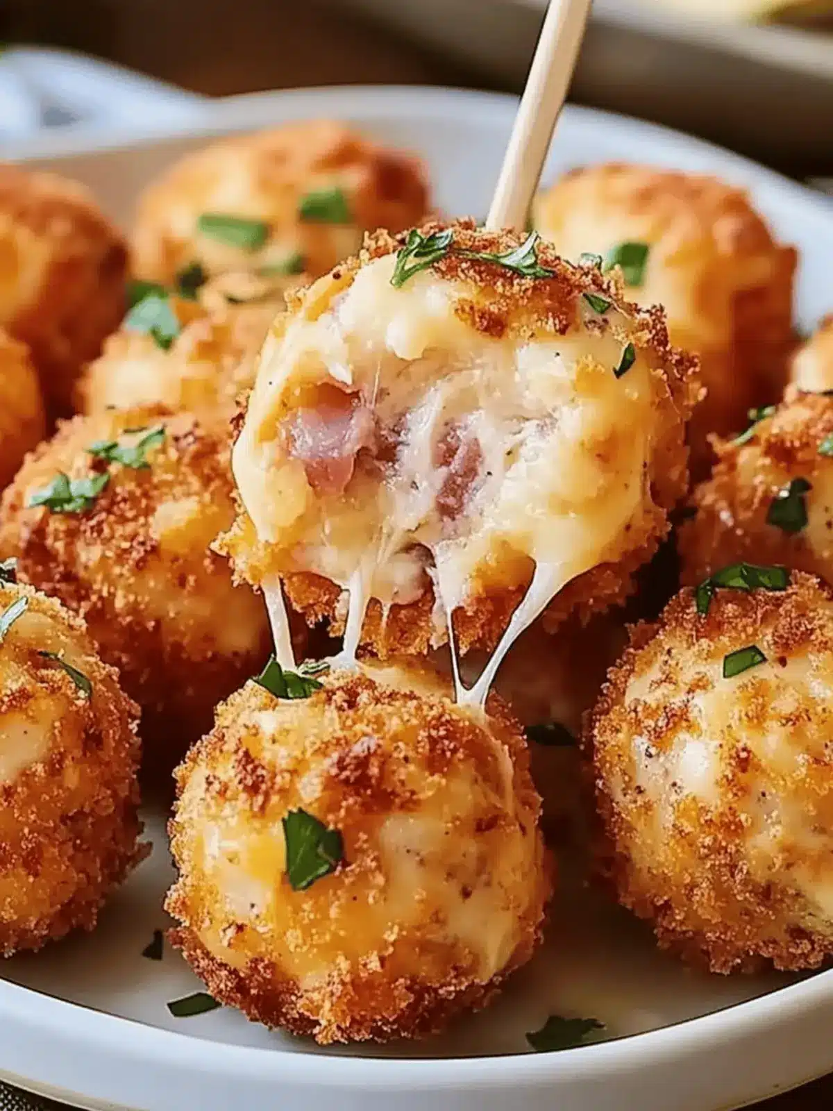 Chicken Cordon Bleu Bites