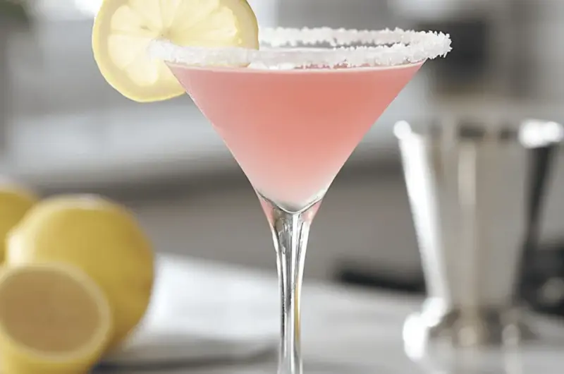 Pink Lemon Drop Martini