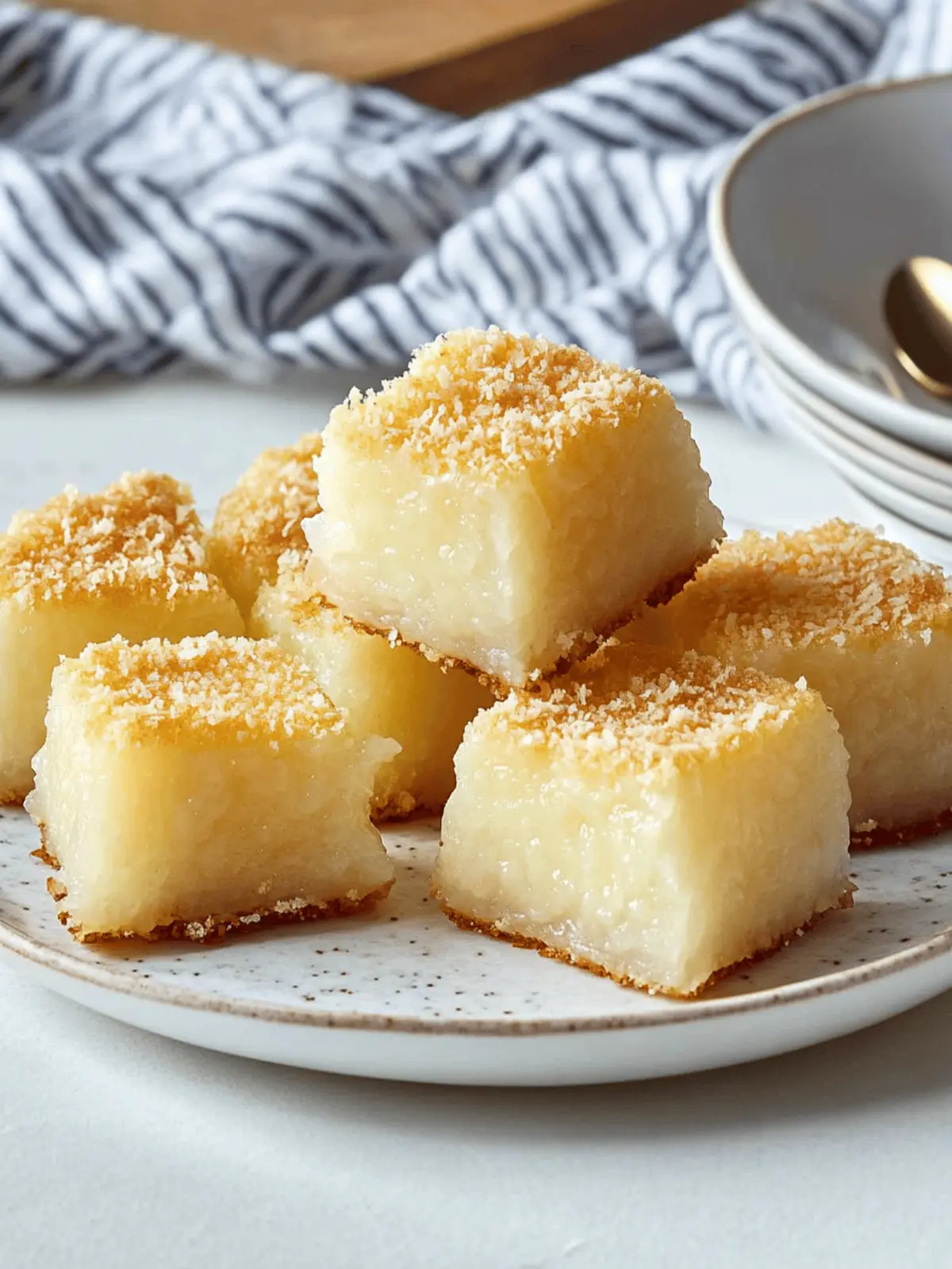 Coconut Mochi Cake