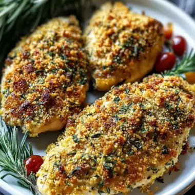 Herb-Crusted Baked Chicken: Crispy, Flavor-Packed Delight 9 Herb-Crusted Baked Chicken