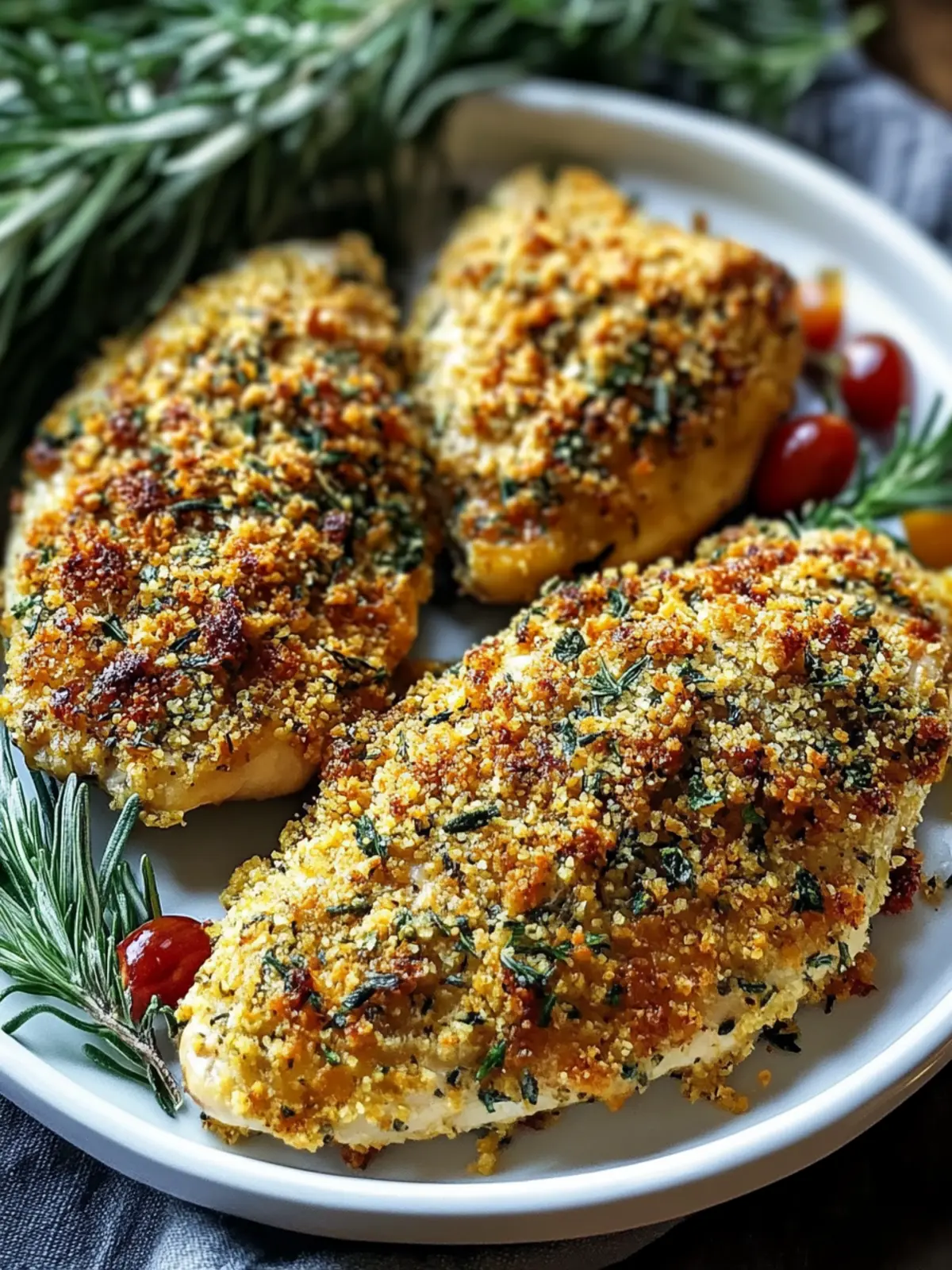 Herb-Crusted Baked Chicken: Crispy, Flavor-Packed Delight 5 Herb-Crusted Baked Chicken
