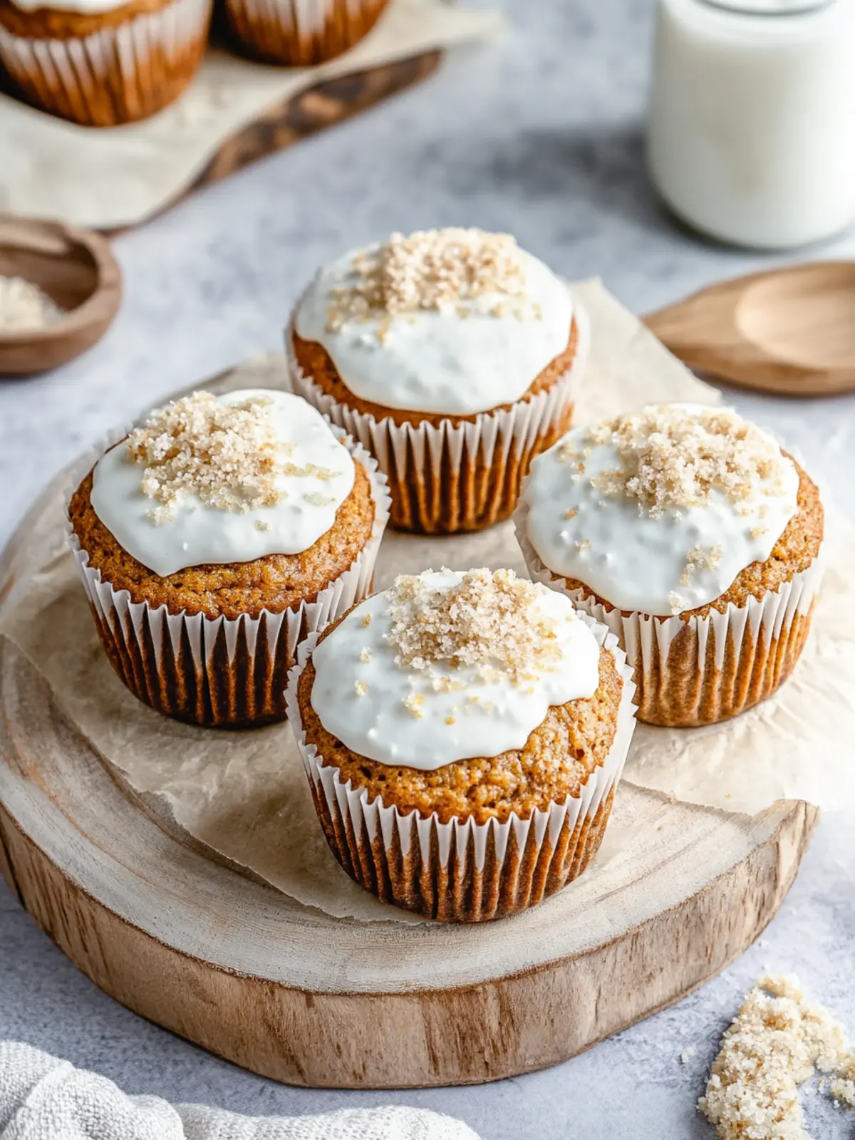 Delicious Sourdough Carrot Cake Muffins for Sweet Mornings 5 Sourdough Carrot Cake Muffins