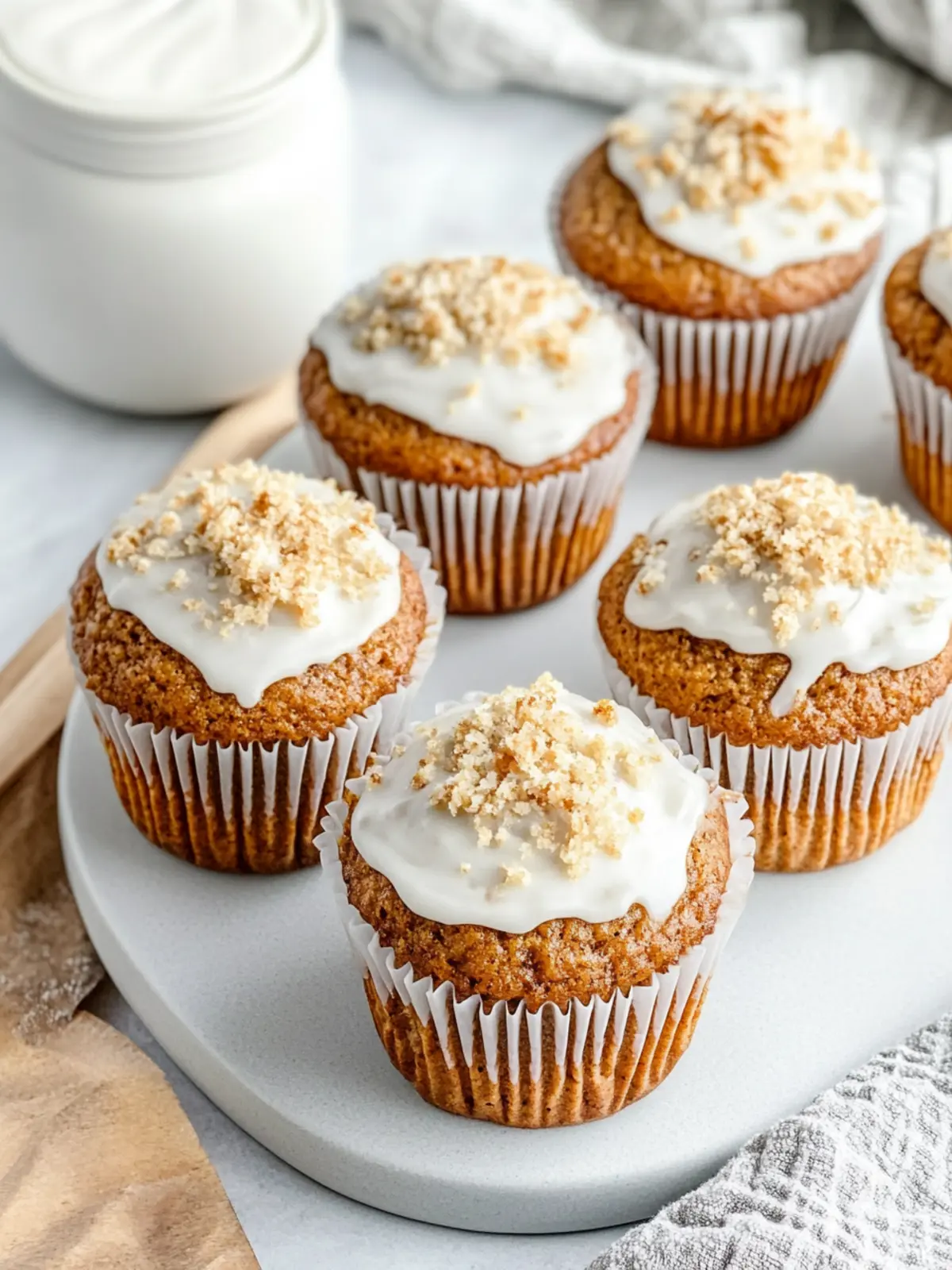 Delicious Sourdough Carrot Cake Muffins for Sweet Mornings 3 Sourdough Carrot Cake Muffins