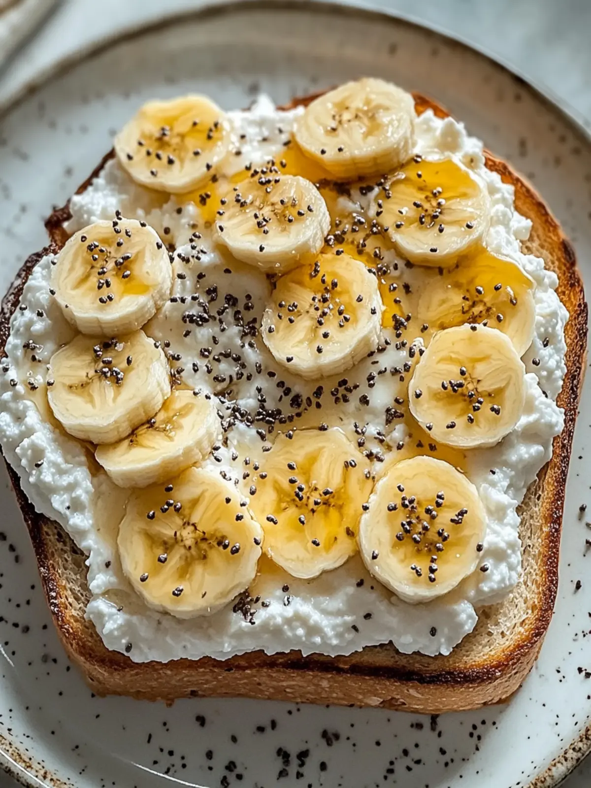 Delicious Cottage Cheese Banana Toast for a Quick Breakfast 3 Cottage Cheese Banana Toast