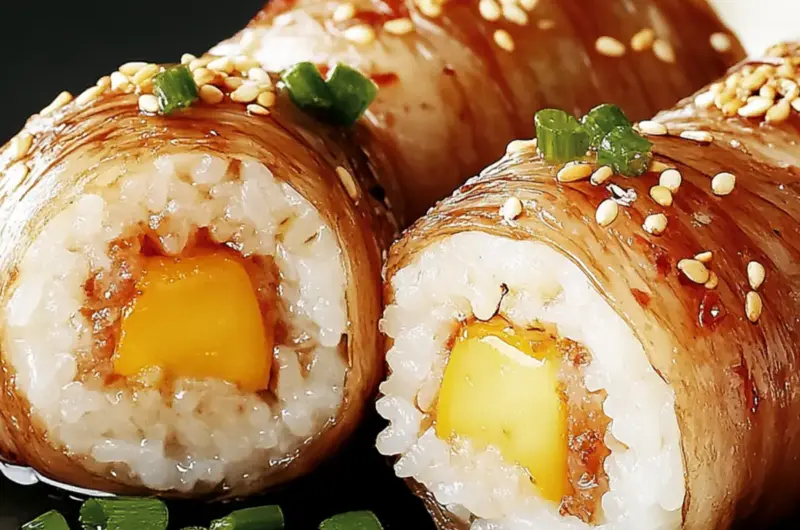 Wrapped Rice Ball Easy Pork-Wrapped Rice Balls for Delicious Weeknight Dinners