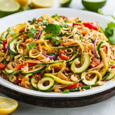 Zucchini Pad Thai: A Fresh Twist on a Classic Favorite 10 Zucchini Pad Thai