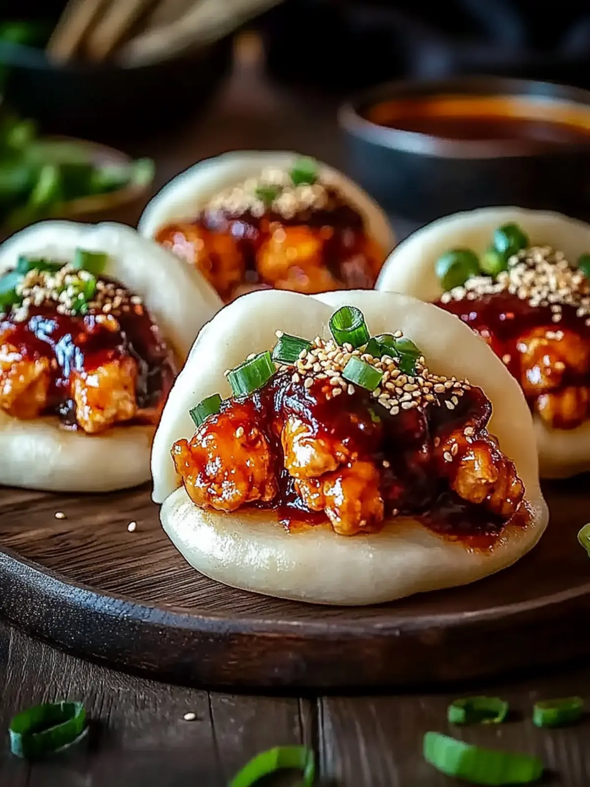Savory Korean Chicken Bao: A Homemade Flavor Adventure 2 Korean Chicken Bao