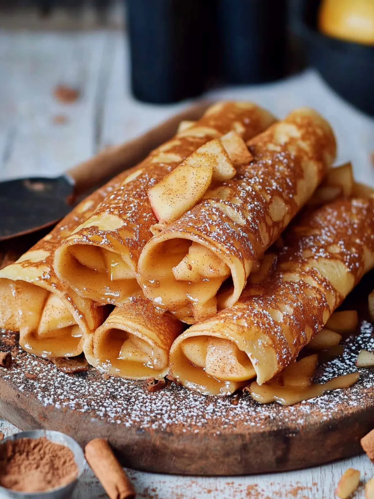 Mouthwatering Apple Crepes With Cinnamon You’ll Love to Make 3 Apple Crepes With Cinnamon