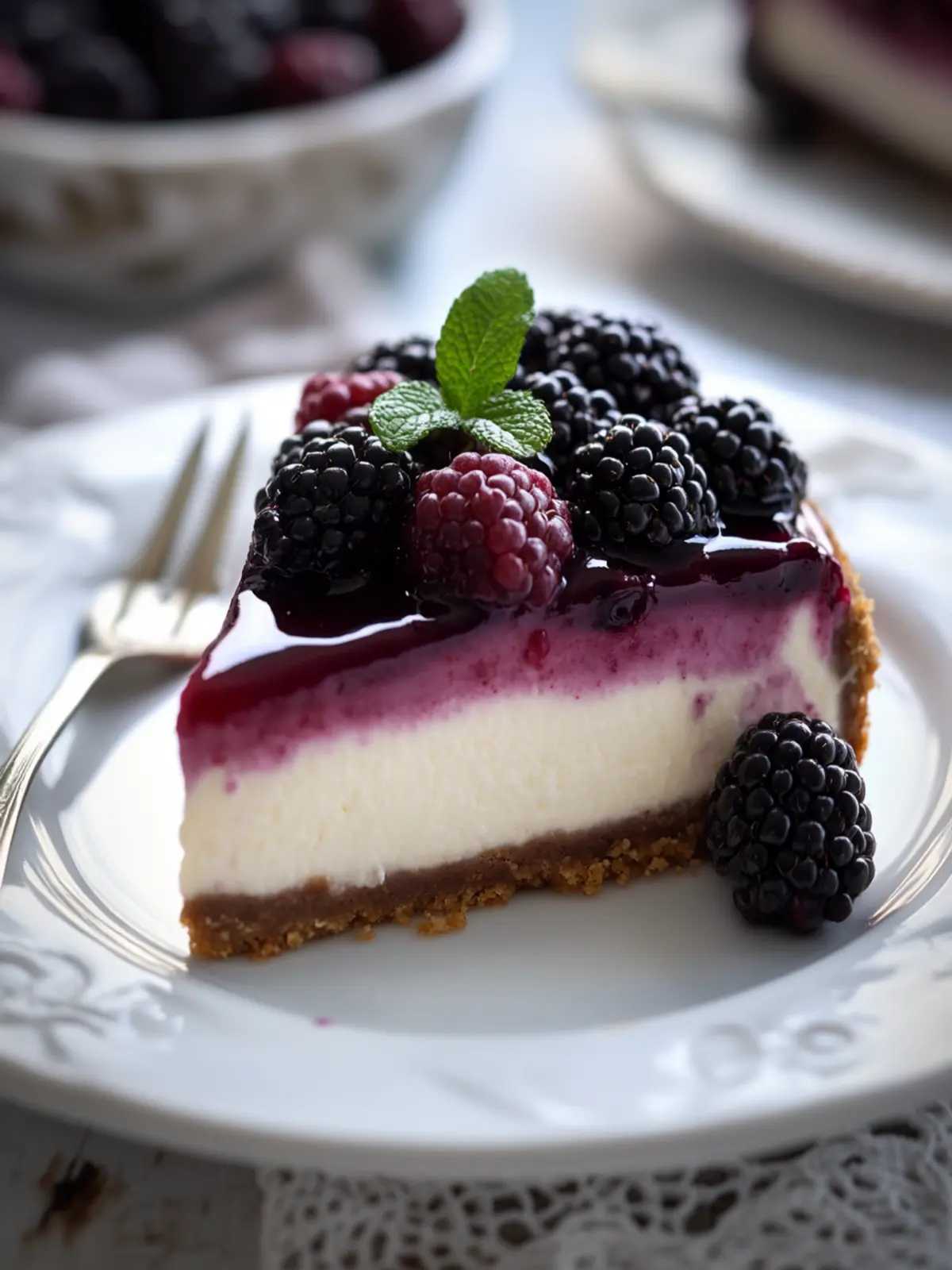 Make Blackberry Bliss Cheesecake Your New Favorite Dessert 4 Blackberry Bliss Cheesecake