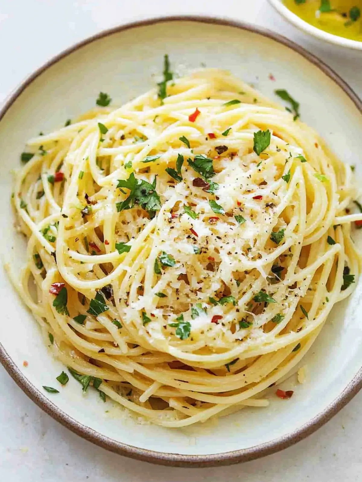 Spaghetti with Garlic and Olive Oil: A Simple Dinner Delight 3 Spaghetti with Garlic and Olive Oil