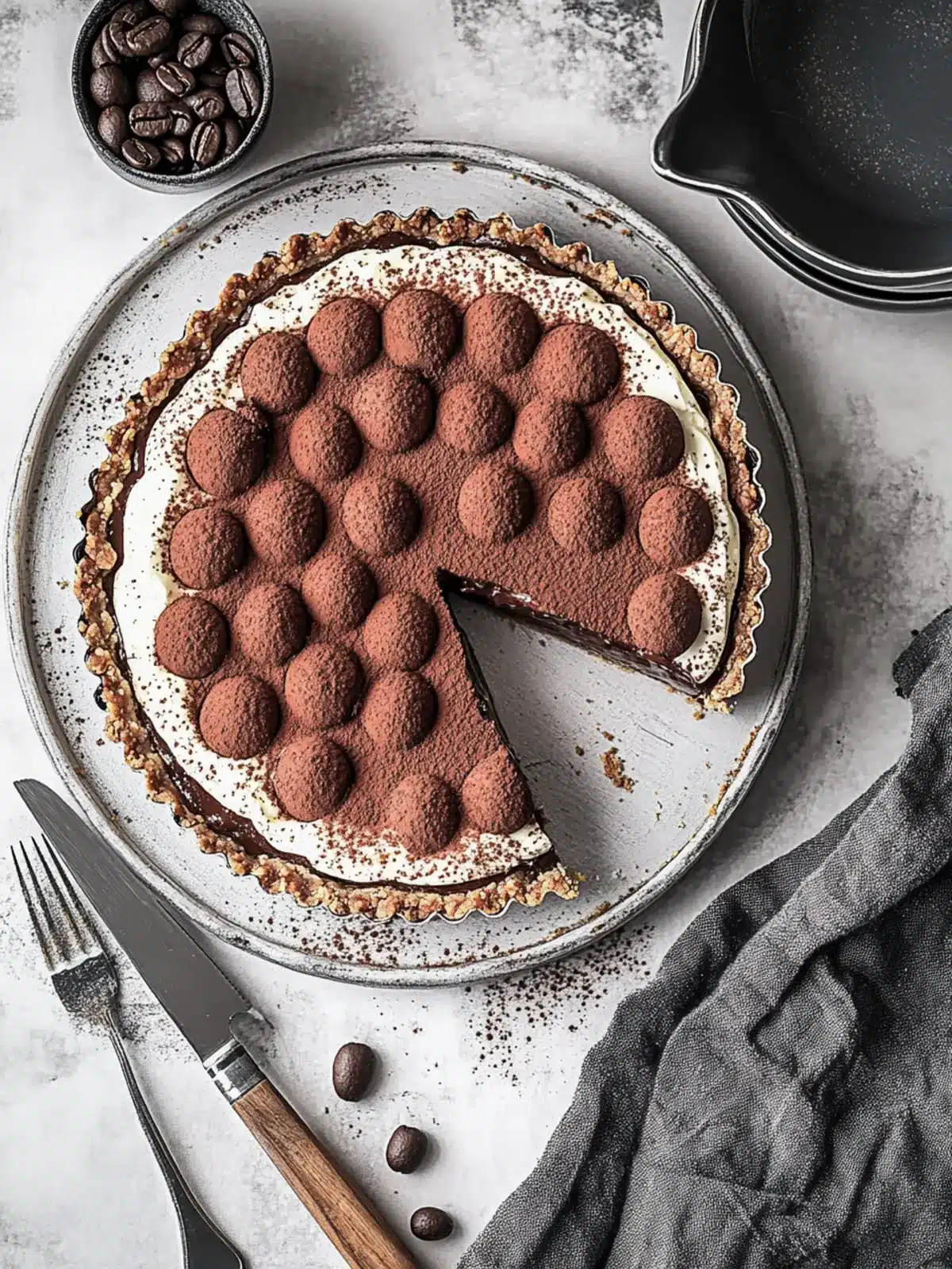Decadent Chocolate Coffee Mascarpone Tart to Satisfy Cravings 4 Chocolate Coffee Mascarpone Tart
