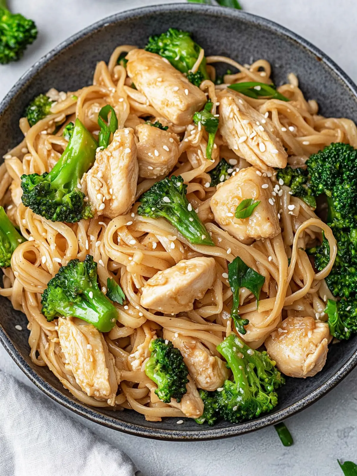 Quick and Easy Chicken Broccoli Stir Fry Noodles for Dinner 2 Chicken Broccoli Stir Fry Noodles