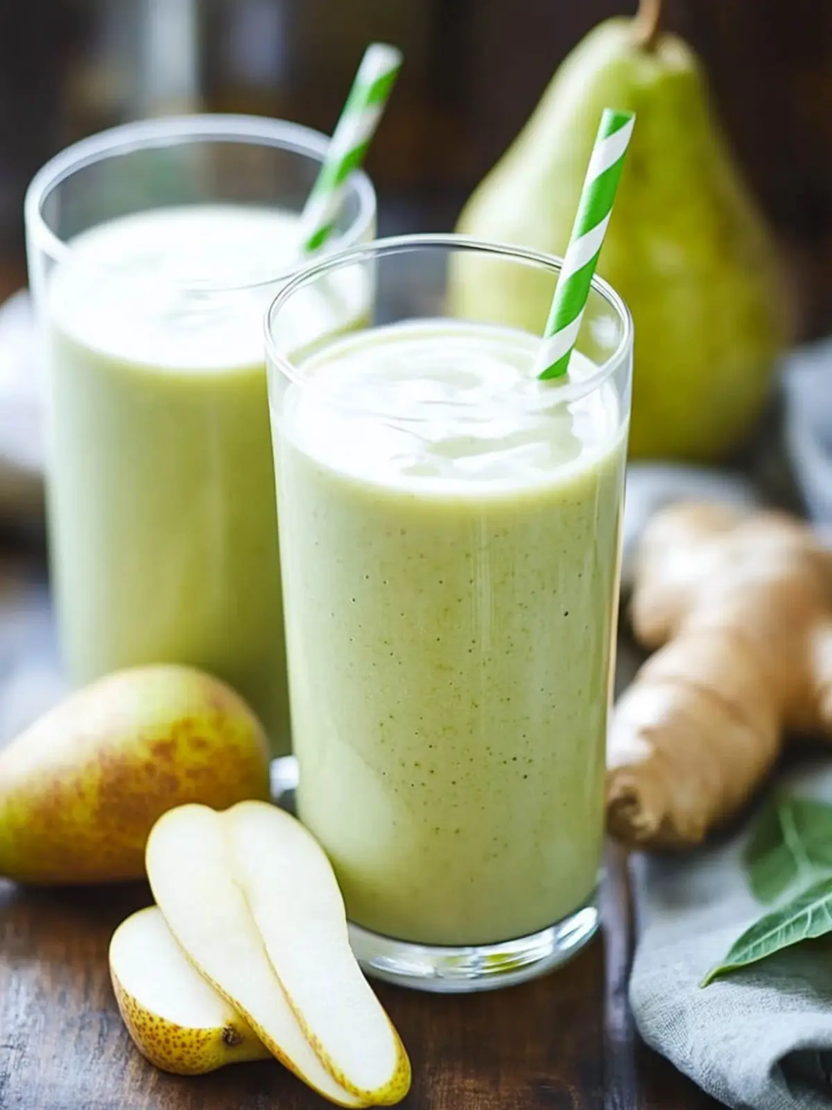 Delicious Pear Ginger Smoothie for an Energizing Boost 4 Pear Ginger Smoothie