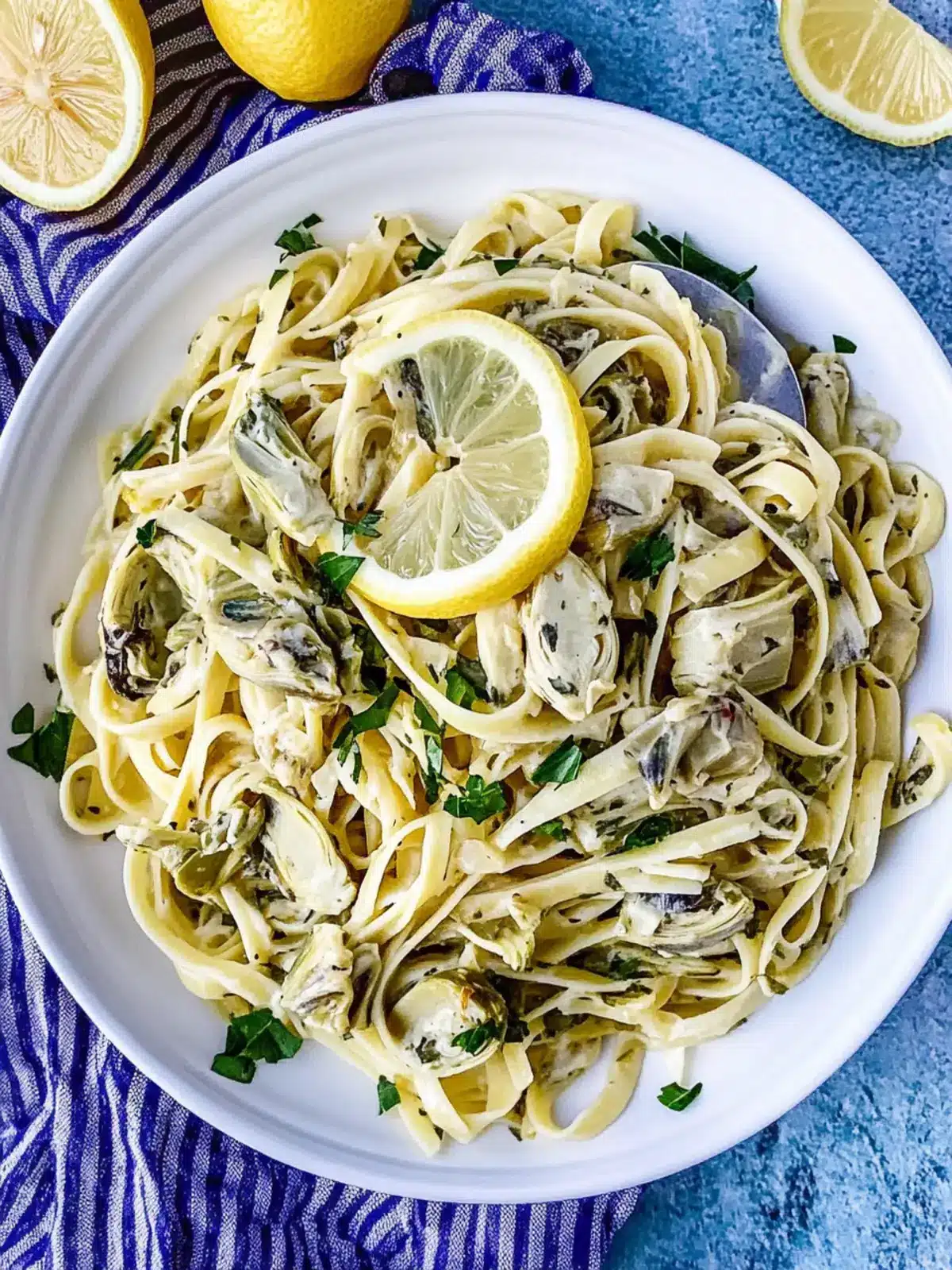 Delicious Vegan Lemon Artichoke Pasta Ready in 30 Minutes 2 Vegan Lemon Artichoke Pasta