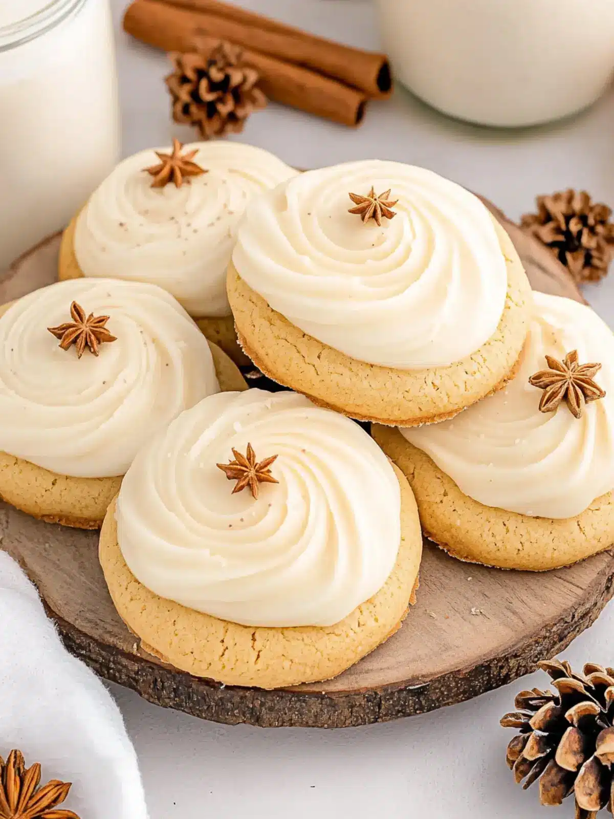 Eggnog Cookies with Eggnog Frosting for the Dreamy Holidays 4 Eggnog Cookies with Eggnog Frosting