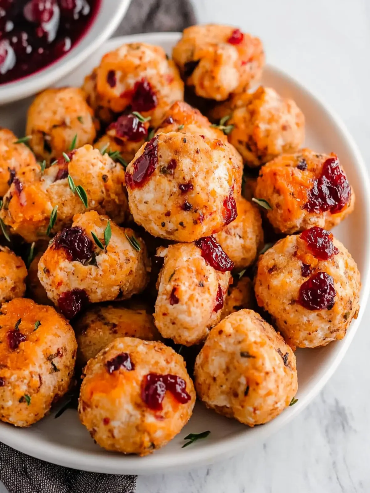 Cranberry Sweet Potato Turkey Poppers for Flavorful Snacking 4 Cranberry Sweet Potato Turkey Poppers