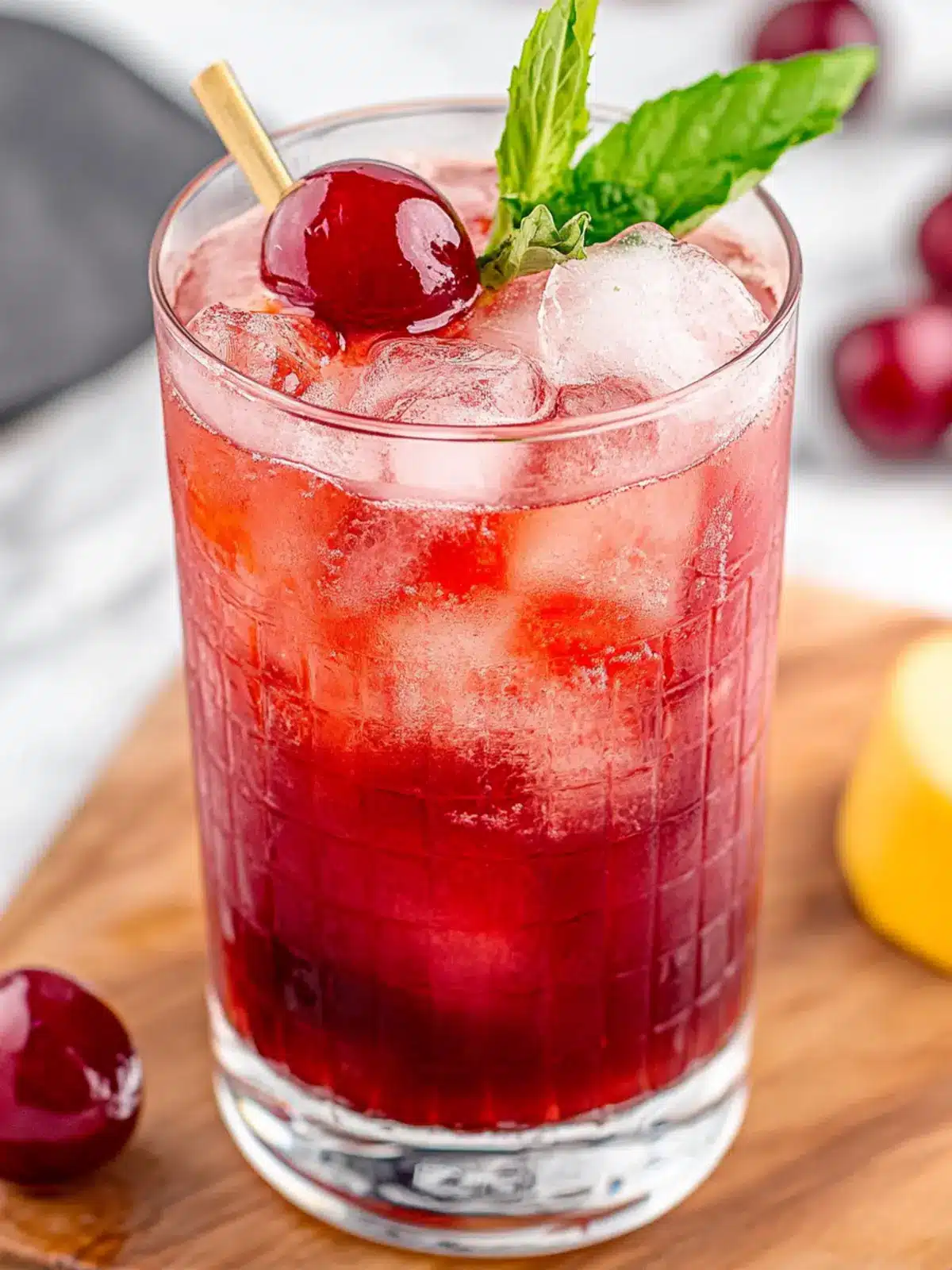 Cherry Bomb Mocktail: Refreshing Twist for Your Gatherings 5 Cherry Bomb Mocktail