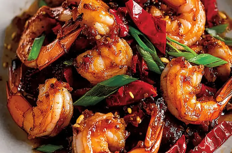 Sichuan Chilli Prawns