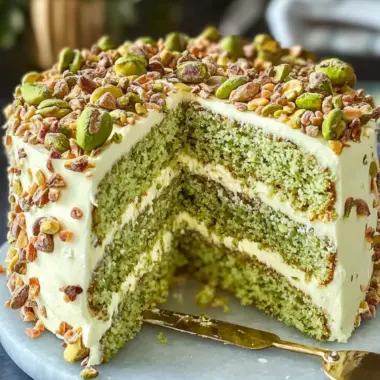 Decadent Pistachio Mascarpone Layer Cake to Delight You 9 Pistachio Mascarpone Layer Cake