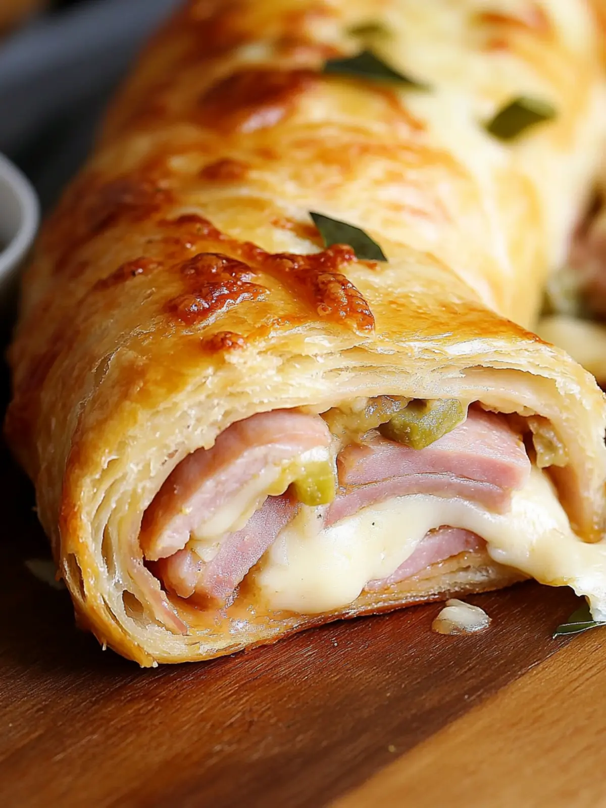 Melt-in-Your-Mouth Baked Ham and Cheese Rollups Recipe 2 Baked Ham and Cheese Rollups