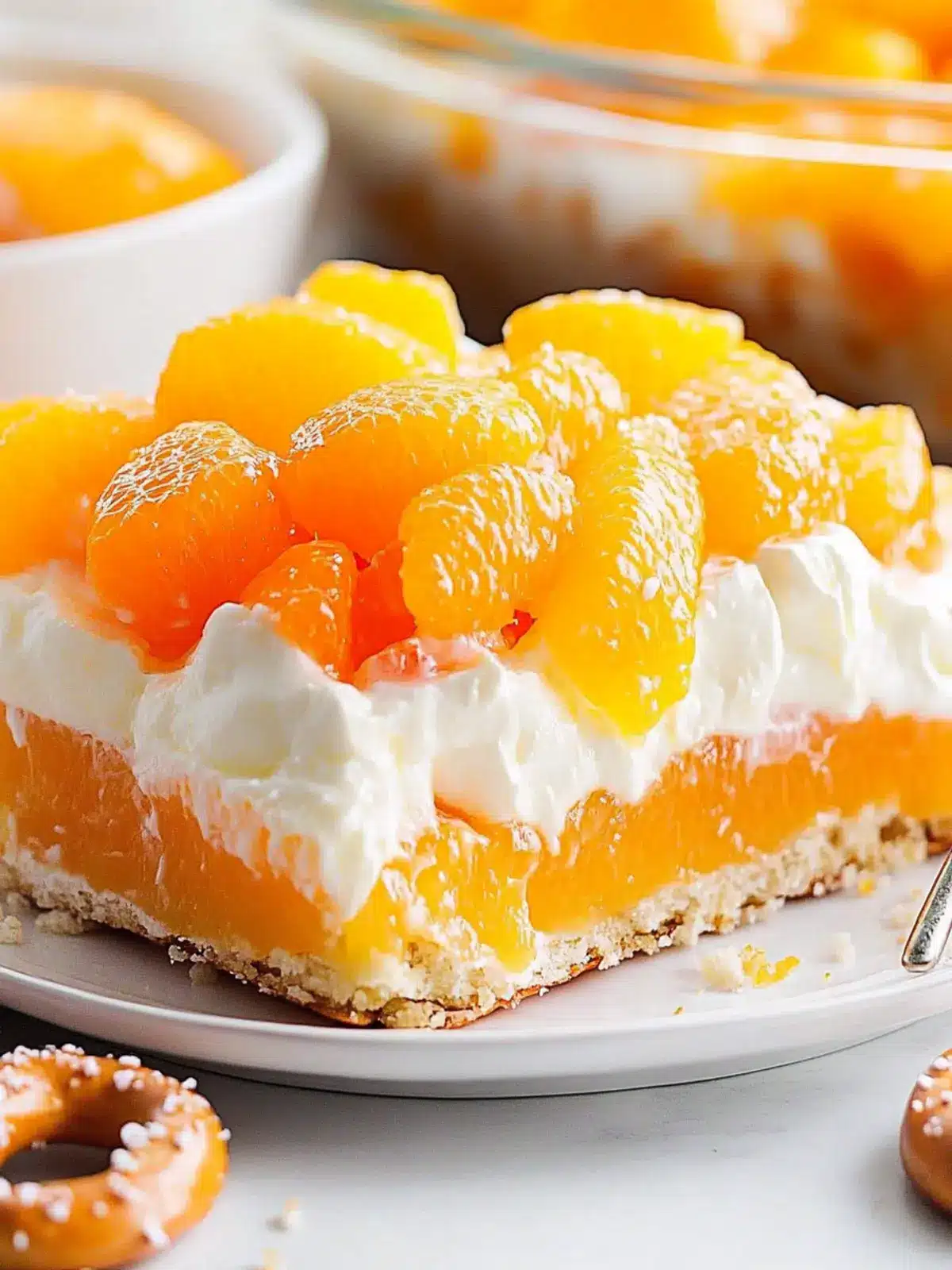 Delicious Mandarin Orange Pretzel Salad for a Sweet Surprise 5 Mandarin Orange Pretzel Salad