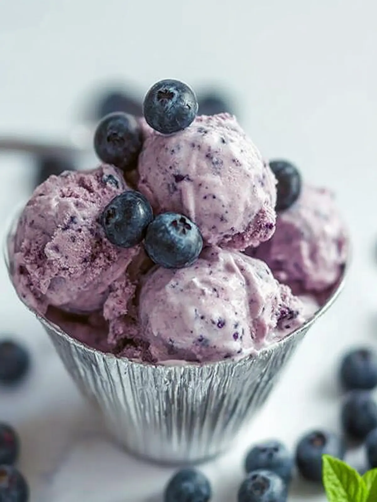 Creamy Blueberry Frozen Yogurt: A Simple Blissful Treat 2 Blueberry Frozen Yogurt