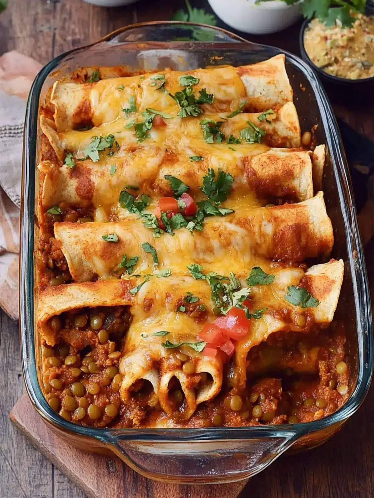 Savory Enchiladas With Lentils for a Flavorful Twist 5 Enchiladas With Lentils