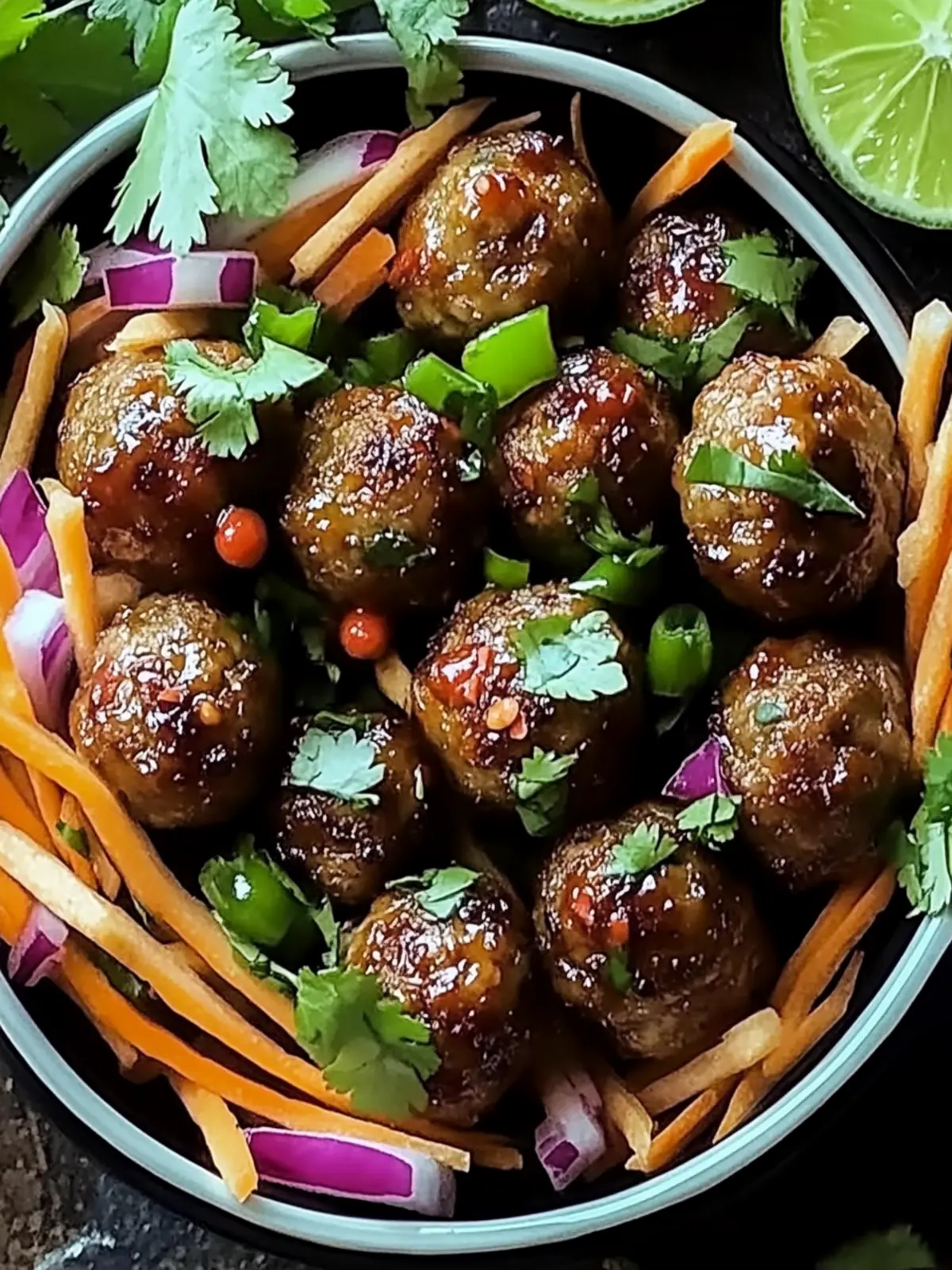 Banh Mi Meatballs: A Quick Twist on Vietnamese Comfort Food 2 Banh Mi Meatballs