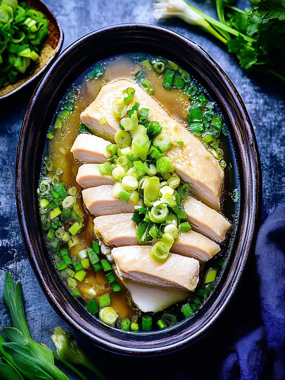 Mouthwatering Ginger Scallion Poached Chicken for Home Chefs 5 Ginger Scallion Poached Chicken