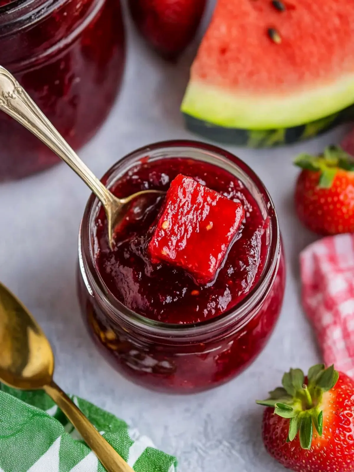 Sweet and Tangy Strawberry Watermelon Jam You’ll Love 2 Strawberry Watermelon Jam