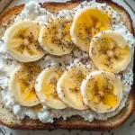 Delicious Cottage Cheese Banana Toast for a Quick Breakfast 4 Cottage Cheese Banana Toast