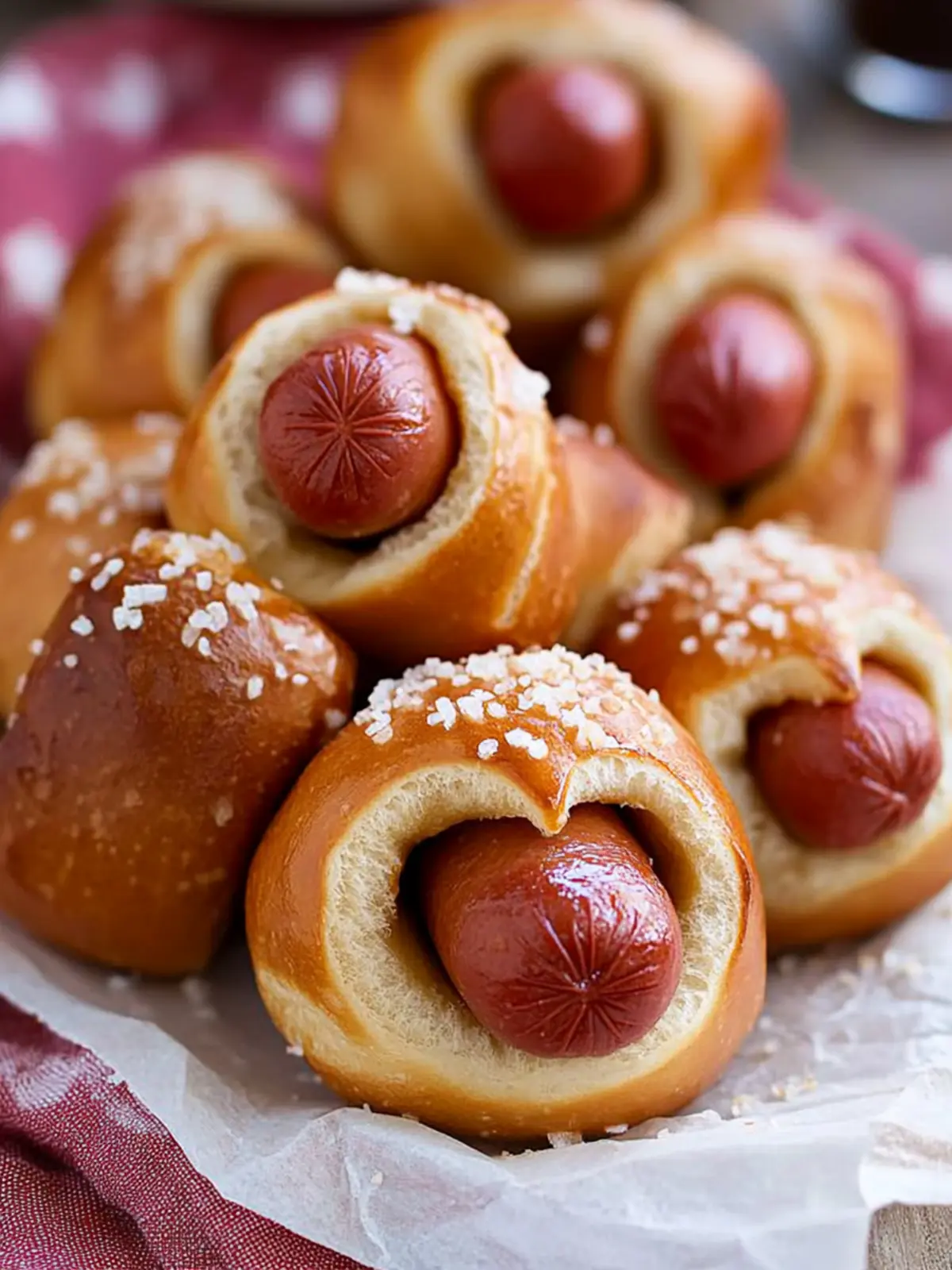 Irresistible Mini Pretzel Dogs: A Fun Twist on Comfort Food 3 Mini Pretzel Dogs