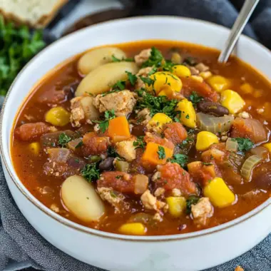 "Shipwreck Stew: Your New Favorite One-Pot Seafood Comfort" 9 Shipwreck Stew