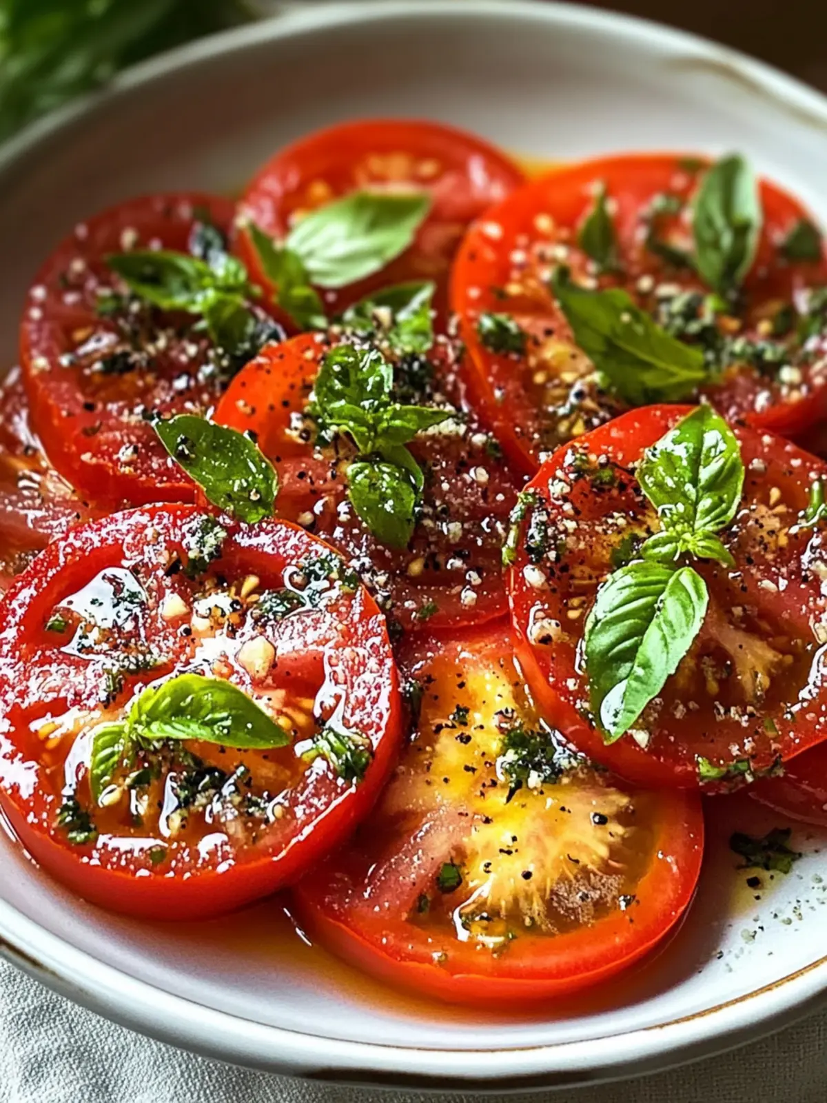 Delicious Herb-Infused Mediterranean Marinated Tomatoes Recipe 4 Herb-Infused Mediterranean Marinated Tomatoes