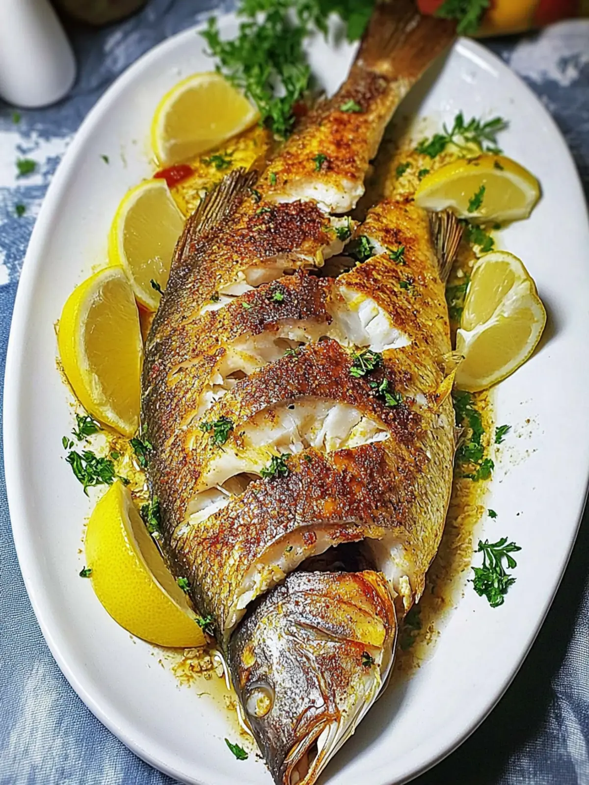 Zesty Oven Baked Whole Snapper for Effortless Dinners 4 Oven Baked Whole Snapper